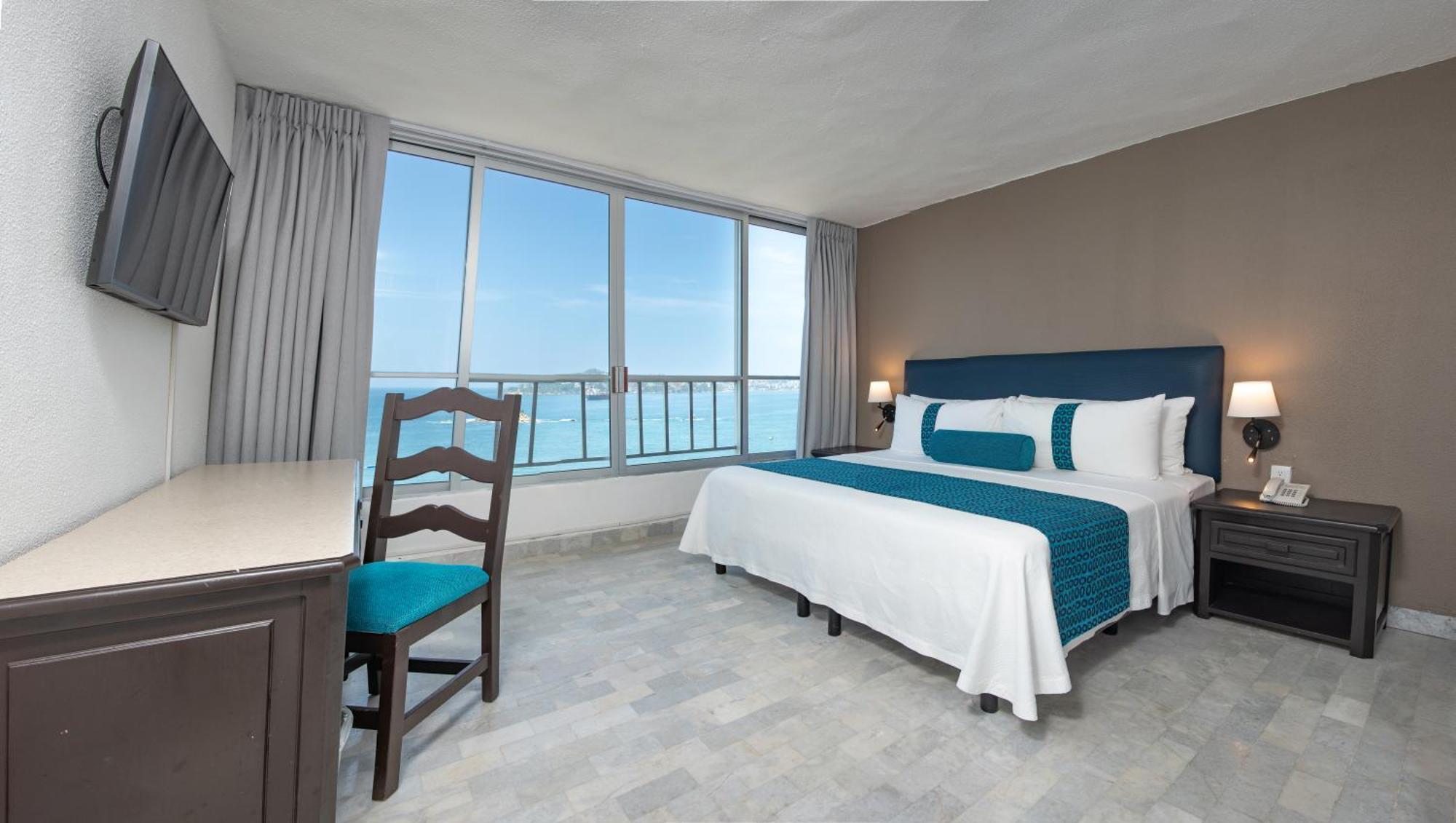 Ritz Acapulco All Inclusive Buitenkant foto A bedroom at the hotel